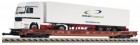 5277 Fleischmann 8-axled low-floor car for heavy goods vehicle transport "Rolling Road" type Saadkms.690